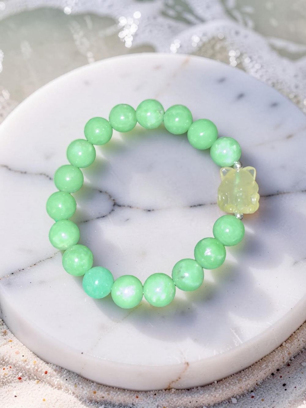 💚 10mm Jadeite Bracelet